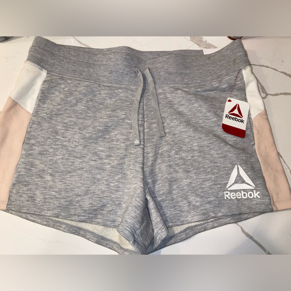 Reebok Heather Gray Sweat Shorts